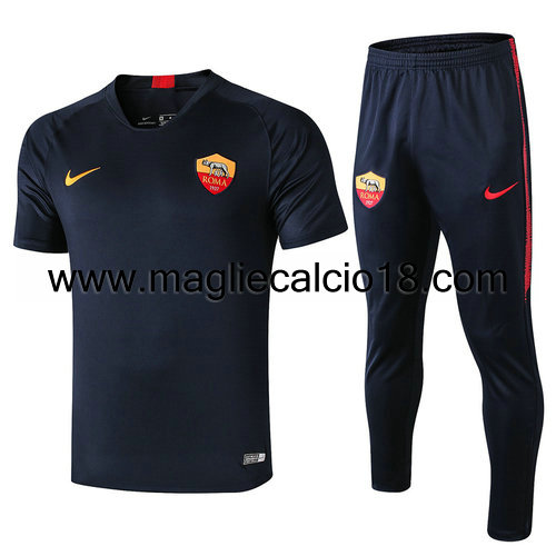 maglia calcio As Roma polo 2020 Blu reale